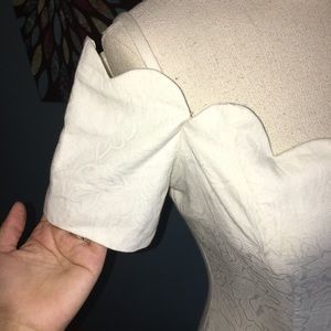 Vintage white floral dress